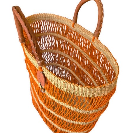 The Bolga Cosmo Mesh Baskets is a unique bag for your daily requirements, it has deep sides constructed with mesh weave and a double handle for easy access.