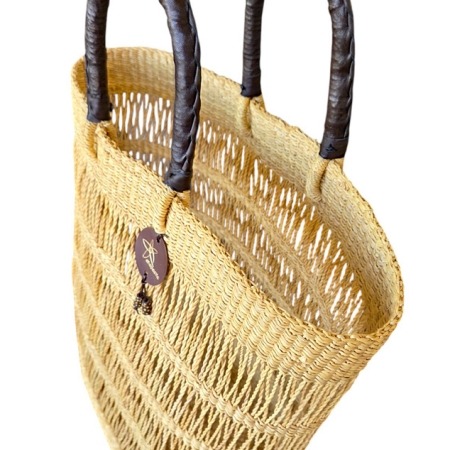 The Bolga Cosmo Mesh Baskets is a unique bag for your daily requirements, it has deep sides constructed with mesh weave and a double handle for easy access.