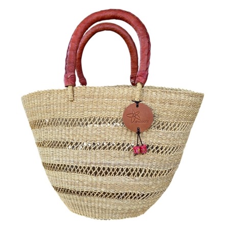 A unique, classy handbag for your daily requirements, it has a double handle for easy access.