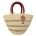 The artisan woven Bolga tote basket is a unique, classy handbag for your daily requirements. It has a double handle for easy access.