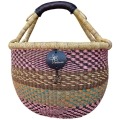 Bolga Market Basket – this large, high-quality basket has a fixed single handle for carrying comfort and an accessible open top. Great for markets & beach
