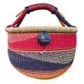 Bolga Market Basket – this large, high-quality basket has a fixed single handle for carrying comfort and an accessible open top. Great for markets & beach