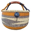 Bolga Market Basket – this large, high-quality basket has a fixed single handle for carrying comfort and an accessible open top. Great for markets & beach.