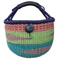 Bolga Market Basket – this large, high-quality basket has a fixed single handle for carrying comfort and an accessible open top. Great for markets & beach.