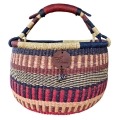 Bolga Market Basket – this large, high-quality basket has a fixed single handle for carrying comfort and an accessible open top. Great for markets & beach.