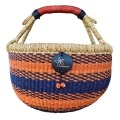 Bolga Market Basket – this large, high-quality basket has a fixed single handle for carrying comfort and an accessible open top. Great for markets & beach.