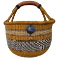 Bolga Market Basket – this large, high-quality basket has a fixed single handle for carrying comfort and an accessible open top. Great for markets & beach.