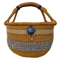 Bolga Market Basket – this large, high-quality basket has a fixed single handle for carrying comfort and an accessible open top. Great for markets & beach.