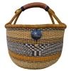 Bolga Market Basket – this large, high-quality basket has a fixed single handle for carrying comfort and an accessible open top. Great for markets & beach.
