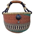 Bolga Market Basket – this large, high-quality basket has a fixed single handle for carrying comfort and an accessible open top. Great for markets & beach.