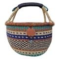 Bolga Market Basket – this large, high-quality basket has a fixed single handle for carrying comfort and an accessible open top. Great for markets & beach.