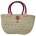 The Bolga Classic Oval Shopper Basket has a double handle which makes it open and accessible. Great family basket for markets or beach/swimming.