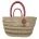 The Bolga Classic Oval Shopper Basket has a double handle which makes it open and accessible. Great family basket for markets or beach/swimming.